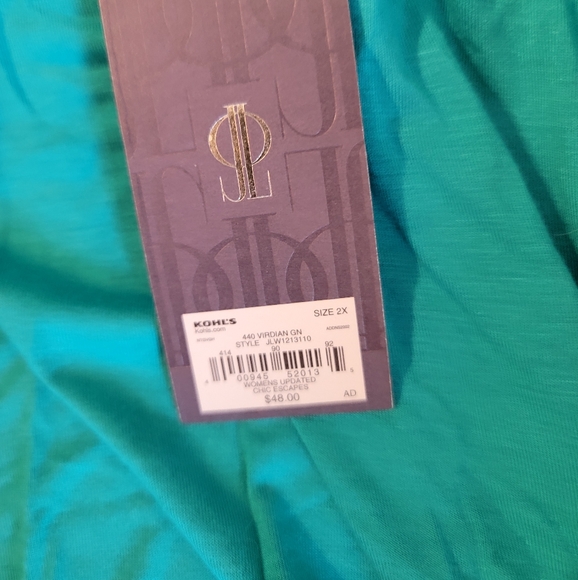 NWT 2X Jennifer Lopez Rhinestone Tunic - Picture 4 of 8